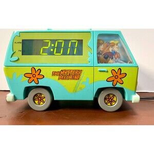 RARE Vintage 1999 Scooby Doo Mystery Machine Alarm Clock  Westclox